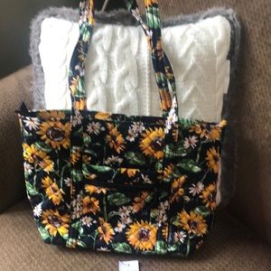 Vera Bradley Small Vera Tote in Sunflower